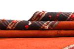 Teppich Jajim CXXXVI Orange - Textil - 124 x 1 x 164 cm