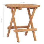 Table de jardin Marron - Bois massif - Bois/Imitation - 50 x 50 x 50 cm