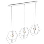 Lustre suspension HELIN Blanc - Métal - 35 x 120 x 110 cm