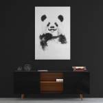 Leinwandbild Funny Panda 80 x 120 cm