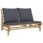 Banc de jardin 3028693-1 Gris - Bambou - 115 x 73 x 85 cm