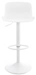 Tabourets de bar Almada Lot de 4 Blanc