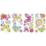 Stickers BRUSHWORK BUTTERFLY Matière plastique - Textile - 25 x 24 x 24 cm