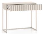 Schminktisch DERRIVA Beige - Holzwerkstoff - 92 x 79 x 40 cm