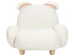 Chaise pour enfant KANNA Blanc - Fourrure synthétique - 65 x 45 x 51 cm