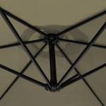 Sonnenschirm mit Sockel - Beige Beige - Metall - Kunststoff - Textil - 300 x 30 x 300 cm