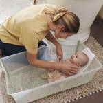 Babybadewanne Flexi Bath® X-Large Bundle Weiß