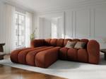 modulares Ecksofa LUPINE 3 Sitzplätze Braun