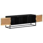 TV-Schrank D580 Schwarz - Massivholz - 30 x 40 x 110 cm