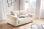 Sessel MADELINE Loveseat Cord Cremeweiß