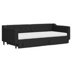 Lit de jour avec Lit gigogne 3030076-6 Noir