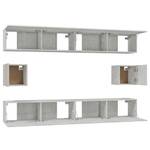 TV-Schrank 6er Set D823 Steingrau