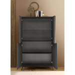 Highboard City Schwarz