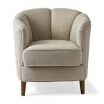 Fauteuil Rue Royale Beige - Textile - 75 x 76 x 80 cm