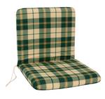 Auflage BOSTON für Sessel, grün/beige Beige - Grün - Textil - 45 x 7 x 88 cm