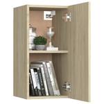 TV-Schrank 7er Set D602 Braun - Holzwerkstoff - 30 x 30 x 80 cm