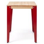 Table bureau Lunds 60x110 Rouge-Naturel Rouge