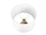 Lampe de table CALVAS Beige - Gris - Blanc - Céramique - 40 x 64 x 40 cm