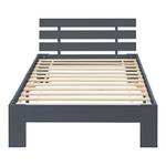 Cadre de Lit Nivala à Matelas Pin Gris - Largeur : 94 cm