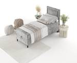 Boxspringbett Alma Grau - Breite: 100 cm - H3