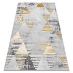 Tapis Lira E1627 Triangles Gris - Matière plastique - Textile - 80 x 1 x 150 cm