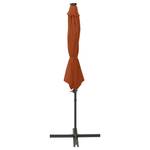 Parasol en porte-à-faux 3008769 Brun rouge