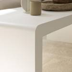 Table basse Tocoa Blanc - Pierre - 120 x 40 x 55 cm