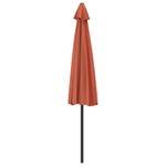 Parasol de balcon 3005106 Brun rouge - 155 x 223 x 300 cm