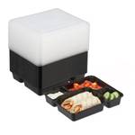 Meal prep container en lot de 24 Noir - Matière plastique - 22 x 5 x 19 cm