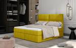 Boxspringbett GLOW Gelb - Breite: 145 cm