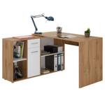 Schreibtisch CARMEN Braun - Weiß - Holzwerkstoff - 120 x 75 x 122 cm