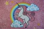 Teppich Für Kinder Unicorn Rosa 300 x 300 cm