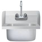 Waschbecken AW845 Silber - Metall - 40 x 40 x 40 cm