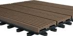 Terrassenfliesen Sylvia (22 Pcs) Braun - Massivholz - 30 x 2 x 30 cm