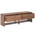 TV-Schrank mit 4 Schubladen D197 Braun - Massivholz - 30 x 40 x 120 cm