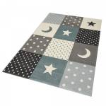 Tapis enfant MINIKIDS 2 160x230 bleu 160 x 230 cm