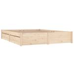 Bettrahmen 3013835-1 Braun - Holz - Breite: 126 cm