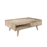 Table basse Masala Marron - Bois massif - 90 x 32 x 60 cm