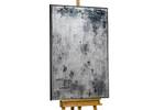 Gerahmtes Acrylbild Stonewashed Schwarz - Grau - Massivholz - Textil - 83 x 123 x 6 cm