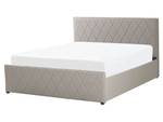 Doppelbett ROCHEFORT Grau - Taupe - Breite: 170 cm