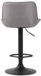 Tabouret de bar Lentini Lot de 2 Gris