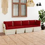 Palettensofa 3016490-3 Rot