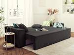 3-Sitzer Sofa DELLIA Dunkelgrau