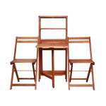 Bistro-Set (3-teilig) 44013 Braun - Massivholz - Holzart/Dekor - 50 x 116 x 83 cm