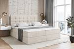 Boxspringbett BERO Ecru - 140 x 110 cm - H4