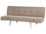 3-Sitzer Sofa BRISTOL Braun - Silber