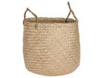 Korb HALONG 2-tlg Beige - Blau - Naturfaser - 30 x 26 x 30 cm