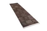 Tapis de passage Darya CDXXVIII Marron - Textile - 76 x 1 x 305 cm