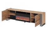 Wood Kamin TV-Lowboard mit