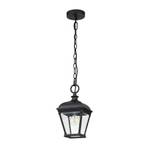 Bayview Lampe suspendue extérieure Noir - Métal - 18 x 34 x 18 cm